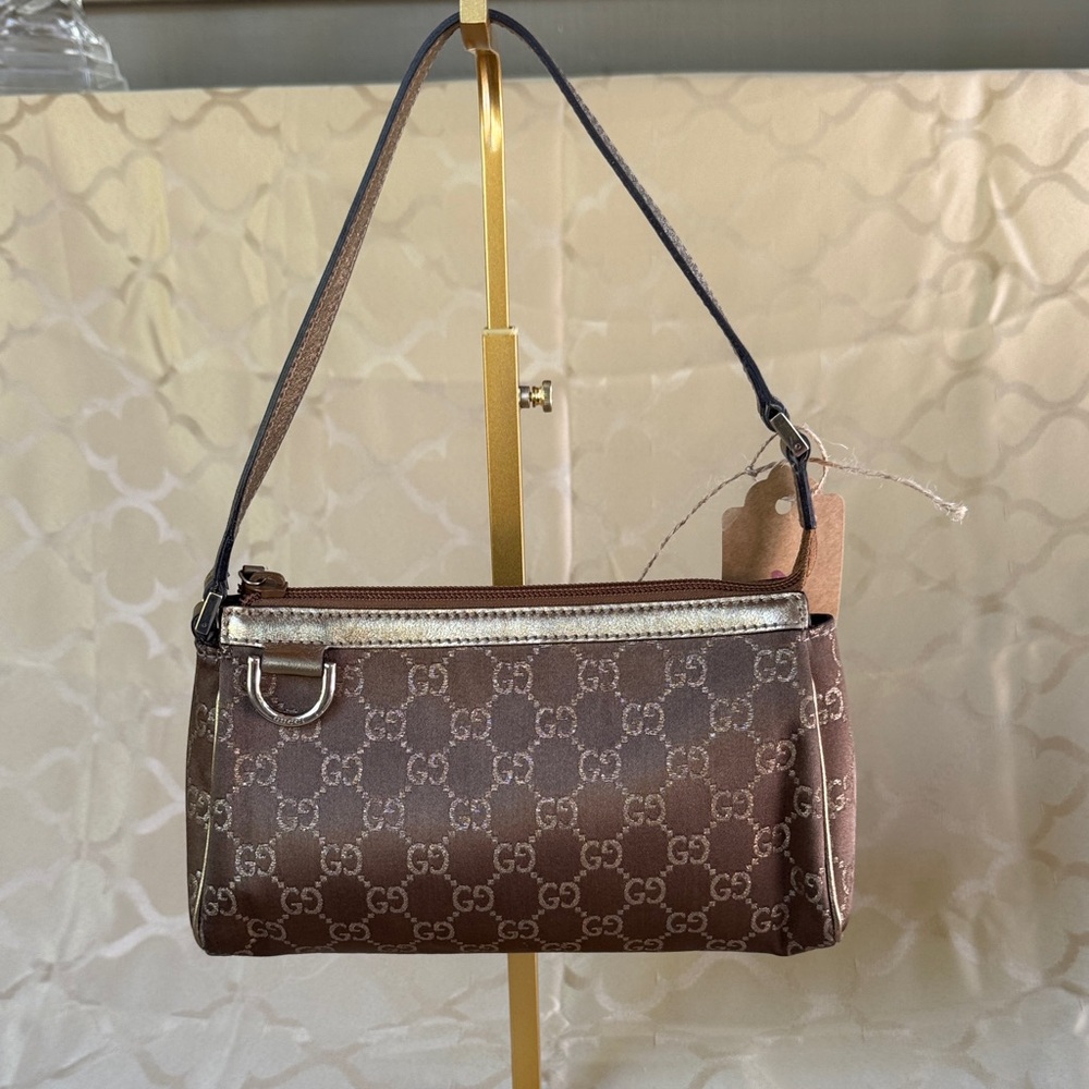 Gucci Gold Pochette Shoulder Bag- COA
